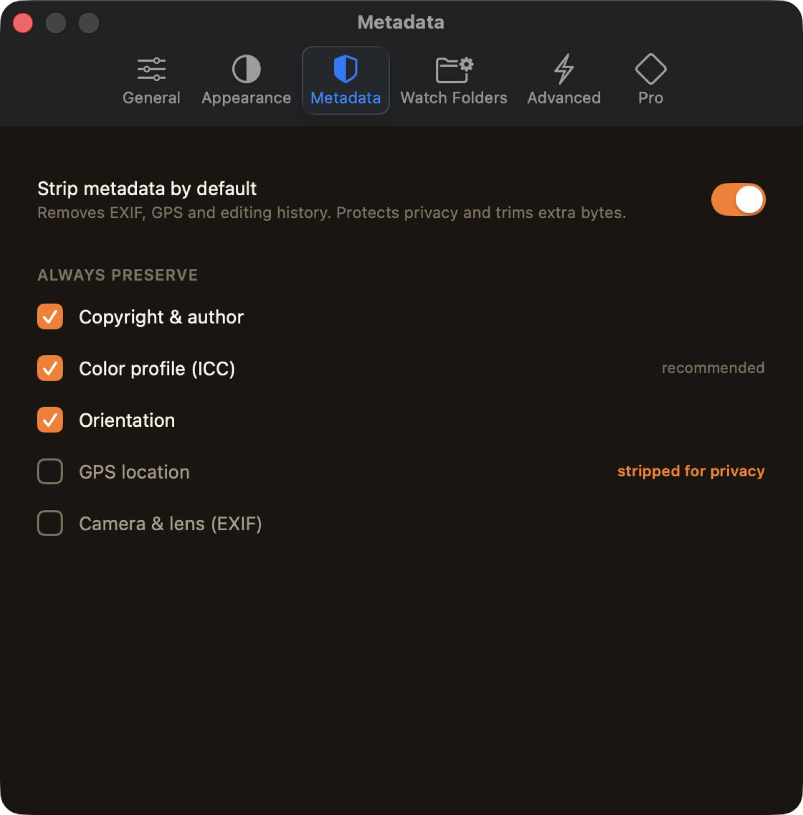 Private by default