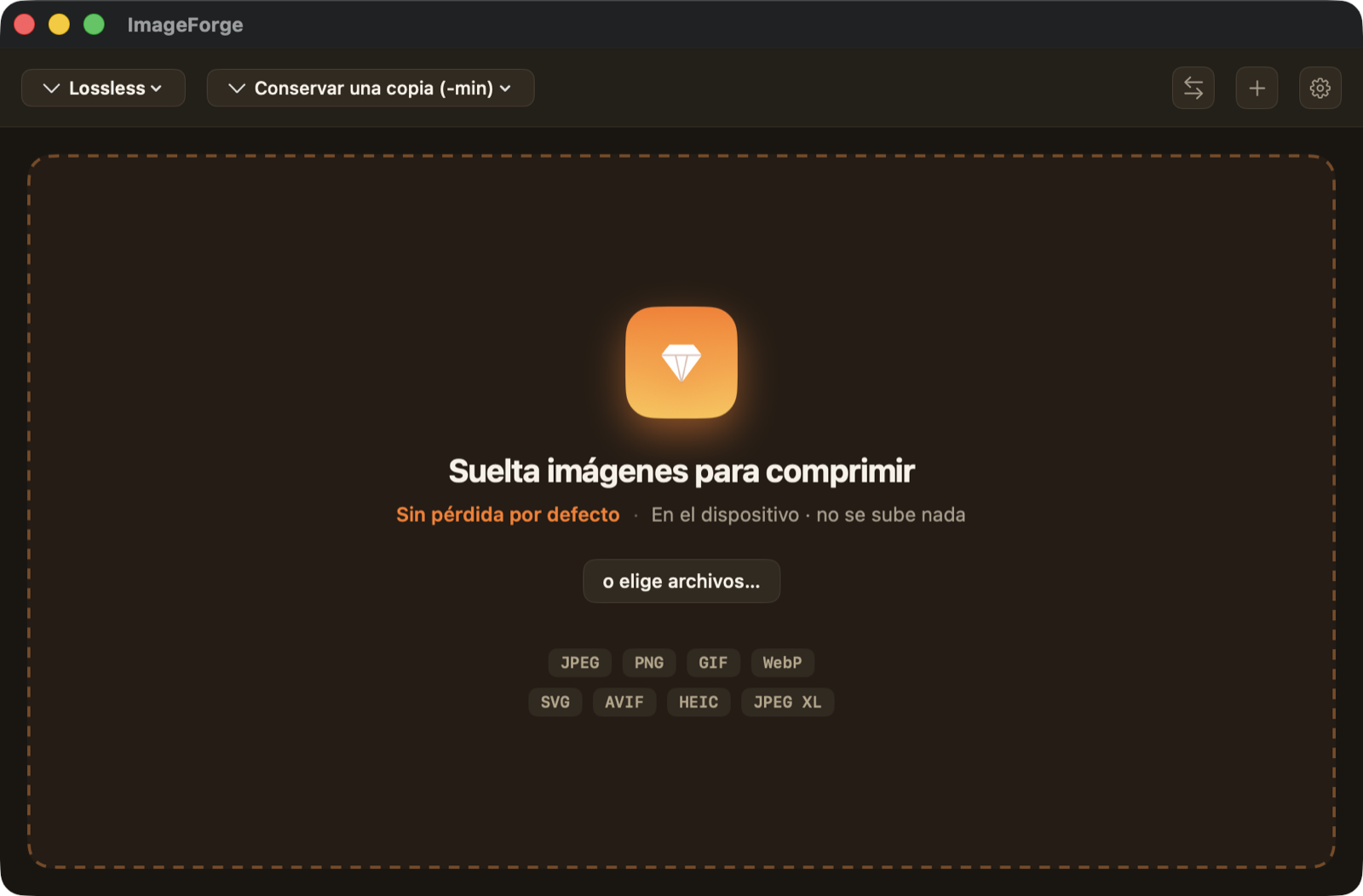 Suelta lo que sea